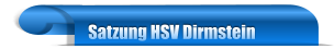 Satzung HSV Dirmstein